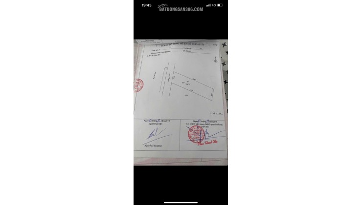 Bán nền lộ oto đấu nối vào đường huỳnh thị nở giá 1,5 tỷ